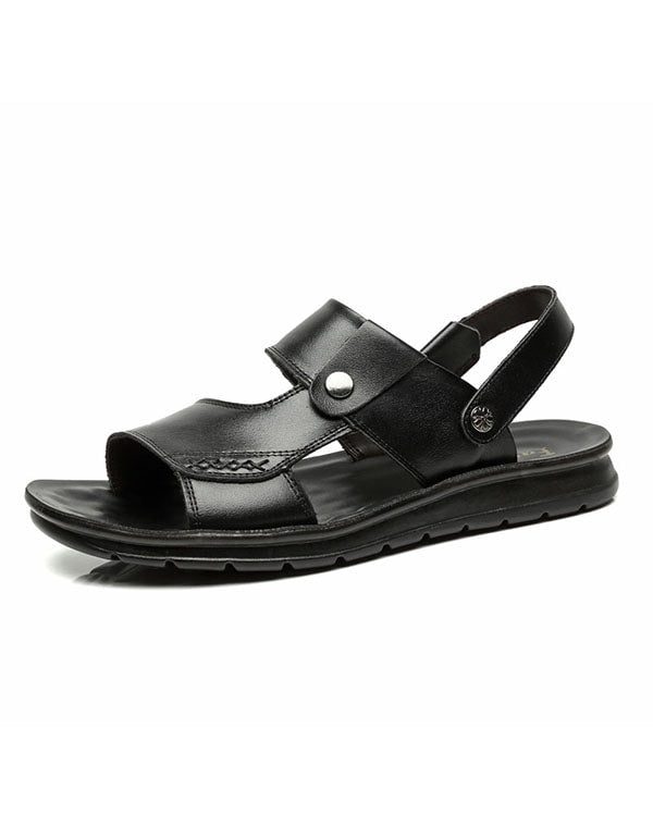 Zomerzachte Leren Strandsandalen Voor Heren