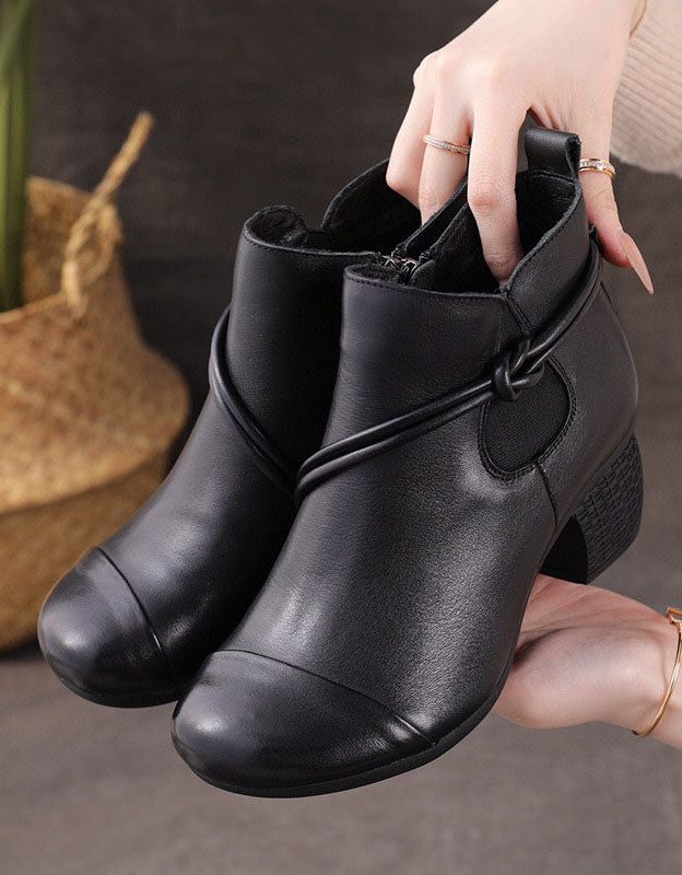 Antislip Comfortabele Retro Chunky Bootie