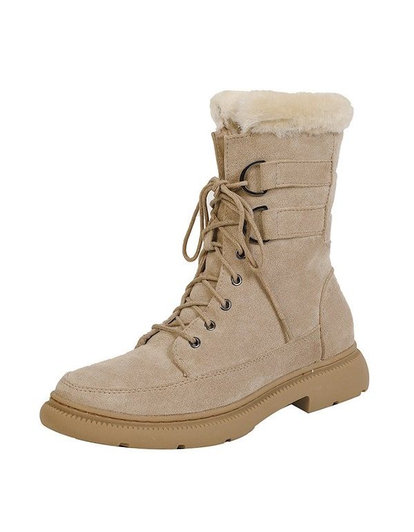 Dikke Pluche Voering Winter Snowboots