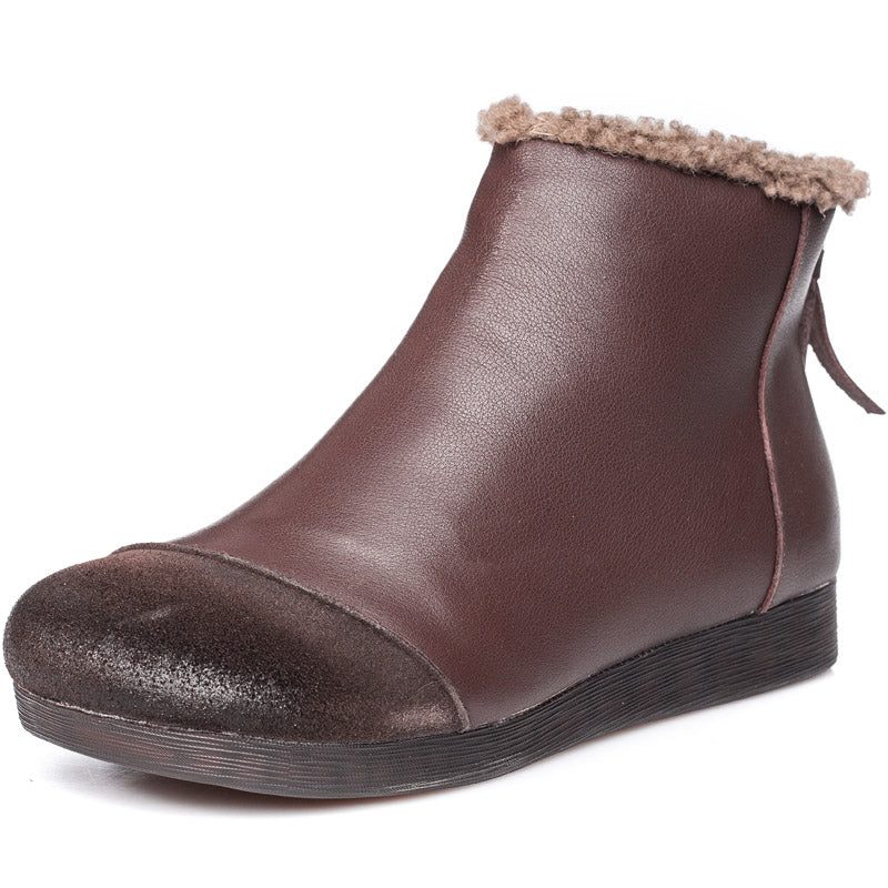 Winter Pluche Retro Dames Laarzen | Cadeau Schoenen