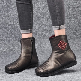 Winter Retro Fluwelen Dames Laarzen | Cadeau Schoenen