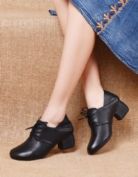 Elegante Retro Chunky Damesschoenen