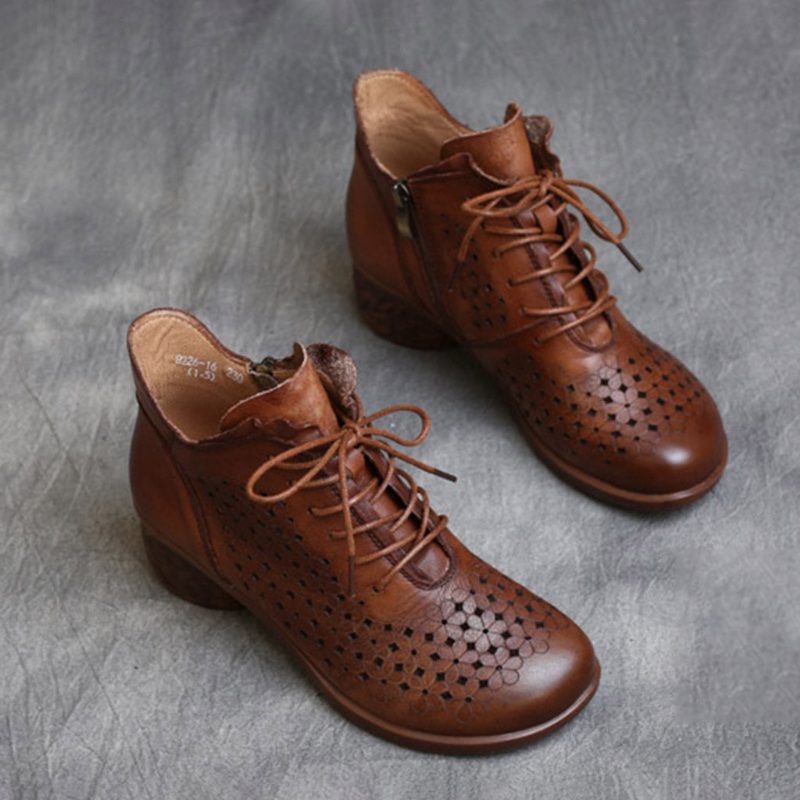 Lente Retro Comfortabele Veterschoenen Chunky Schoenen