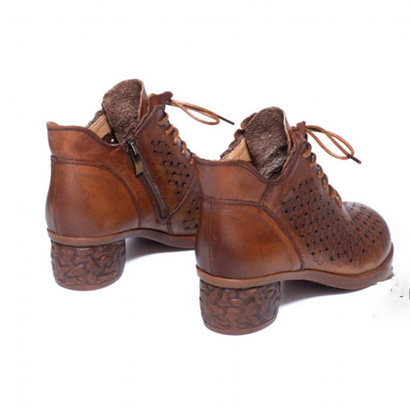 Lente Retro Comfortabele Veterschoenen Chunky Schoenen