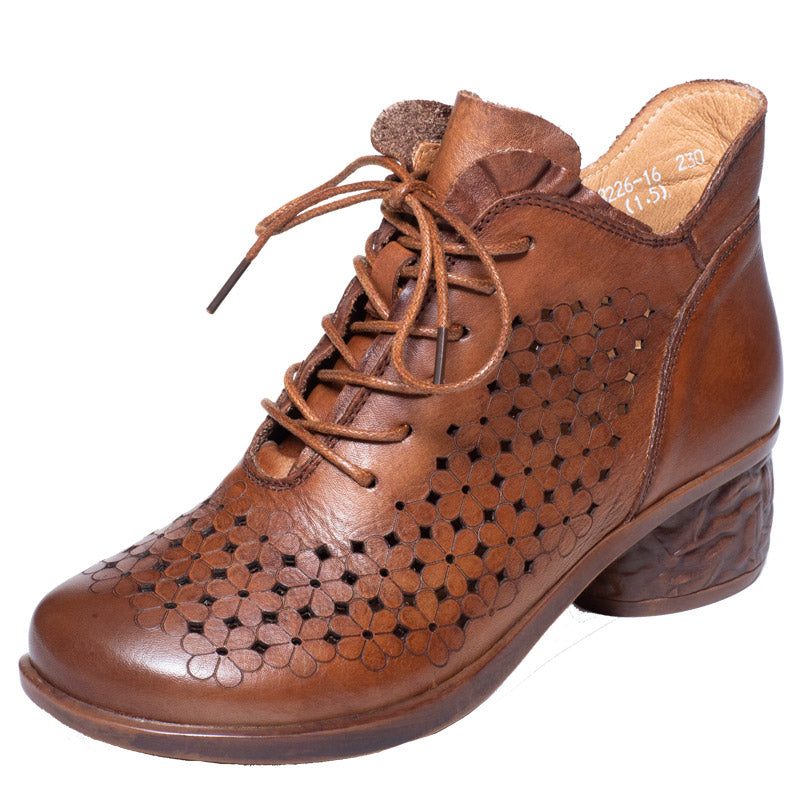 Lente Retro Comfortabele Veterschoenen Chunky Schoenen