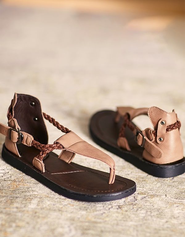 Handgemaakte Zomersandalen Voor Dames