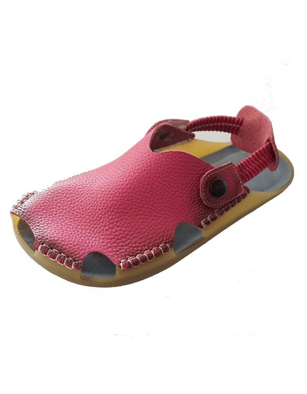 Zomer Handgenaaide Comfortabele Leren Sandalen