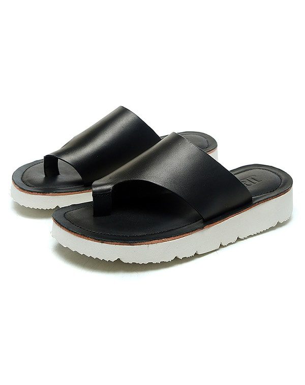 Zomer Leren Mode Slippers