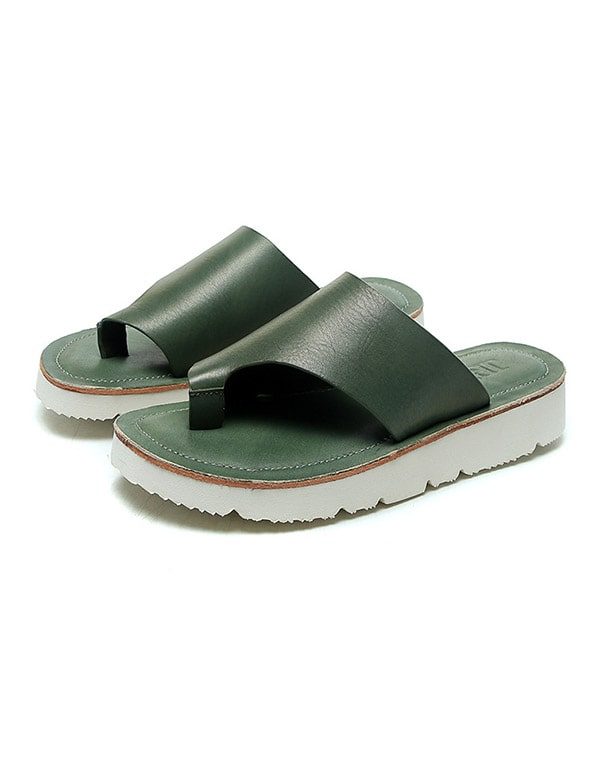 Zomer Leren Mode Slippers