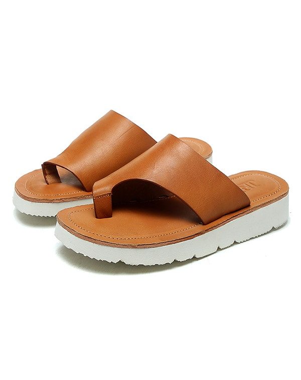 Zomer Leren Mode Slippers