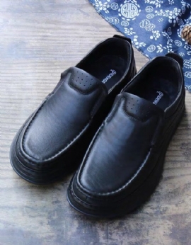 Comfortabele Loafers Voor Heren Met Ronde Neus En Demping