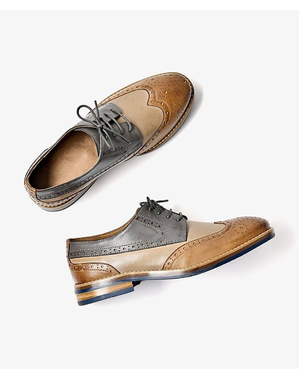 Brock British Vintage Oxford-schoenen Voor Dames