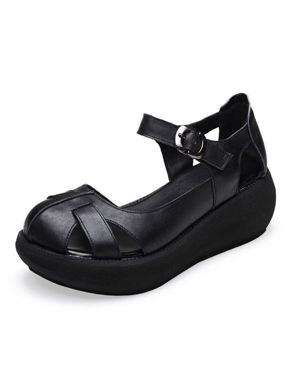 Sandalen Met Sleehak En Bandjes Voor Dames