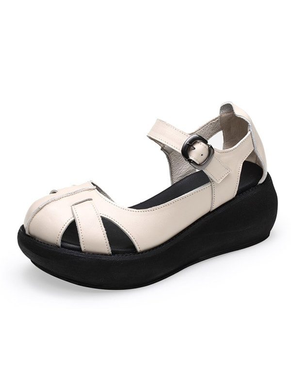 Sandalen Met Sleehak En Bandjes Voor Dames