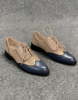 Brock Carved Color Matching Dames Oxford Schoenen