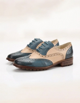 Brock Oxford-schoenen Voor Dames In Britse Stijl