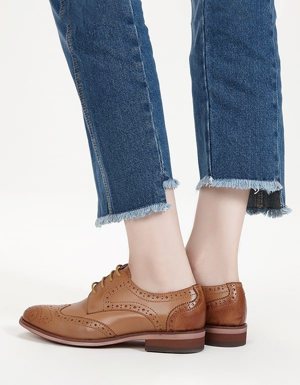 Klassieke Britse Stijl Brock Oxford Schoenen