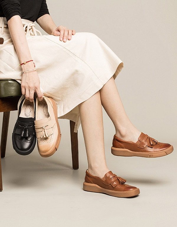 Oxford-schoenen In Britse Stijl Voor Dames