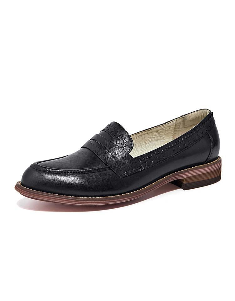 Vintage Oxfords Loafers In Britse Stijl Voor Dames