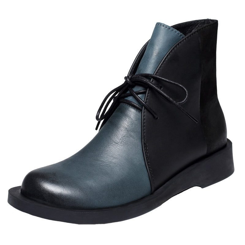 Herfst Retro Lederen Kleur Matching Britse Martin Boots|cadeauschoenen