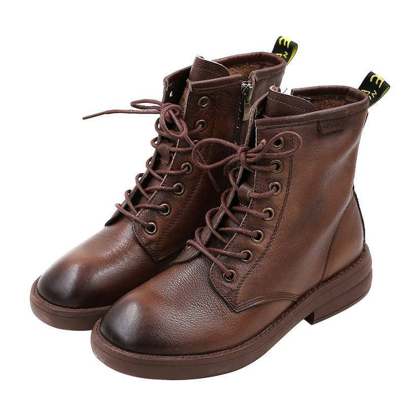 Retro Fashion Rub Color Martin Boots Comfortabele Herfst | Cadeau Schoenen