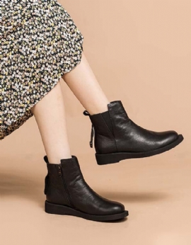 Winter Herfst Handgemaakte Lederen Retro Chelsea Boots