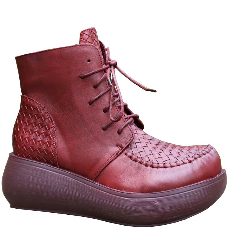 Retro Herfst Winter Sleehak Dikke Retro Laarzen| Cadeau Schoenen