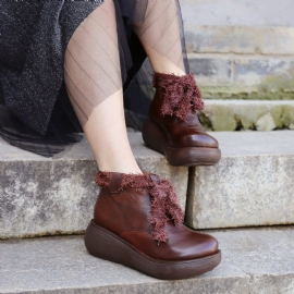 Wedge Waterdichte Retro Dameslaarzen | Cadeau Schoenen