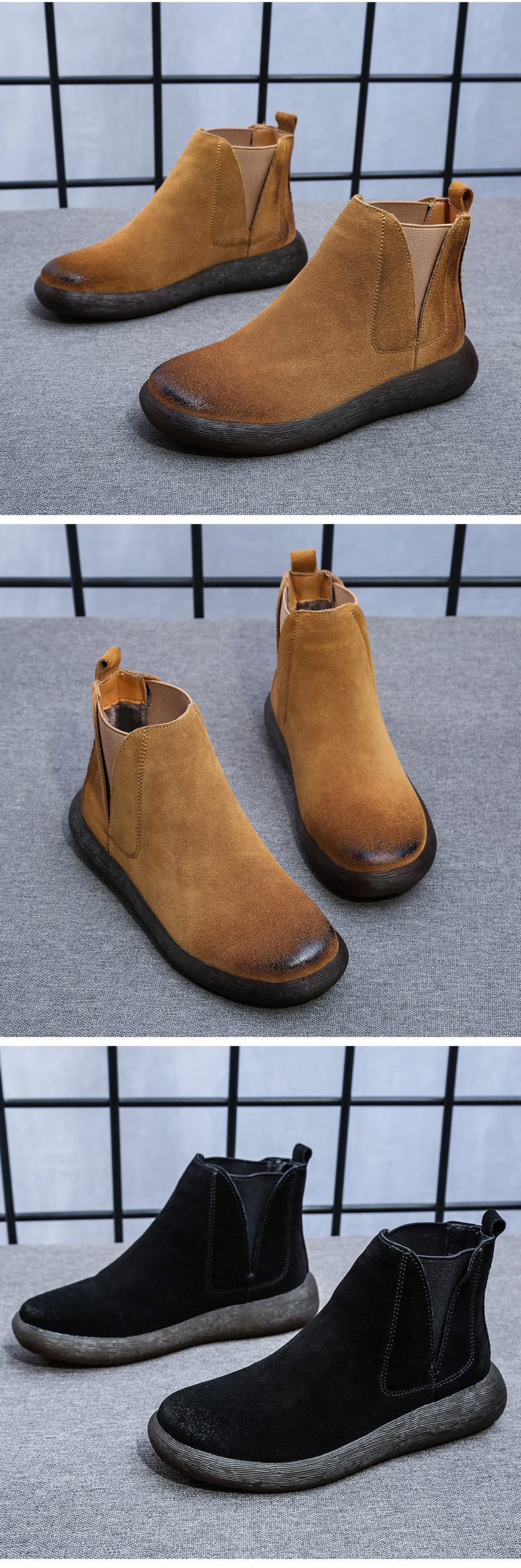 Chelsea Boots Voor Dames Met Zachte Onderkant 34-43