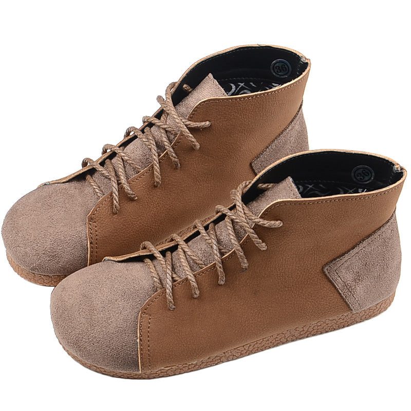 Herfst Handgemaakte Casual Dames Korte Laarzen | Geschenkschoenen