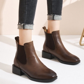 Herfst Winter Leren Retro Chelsea Boots | Cadeau Schoenen