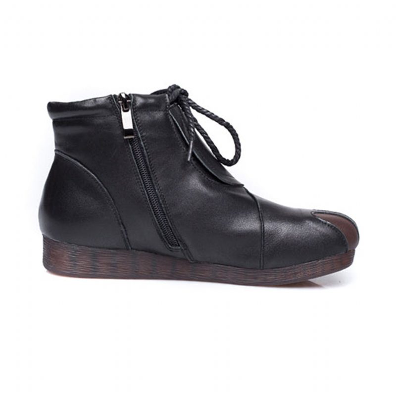 Herfst Winter Leren Vintage Korte Laarzen | Cadeau Schoenen