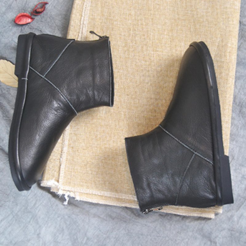 Retro Velvet Chelsea Boots-zwart | Cadeau Schoenen