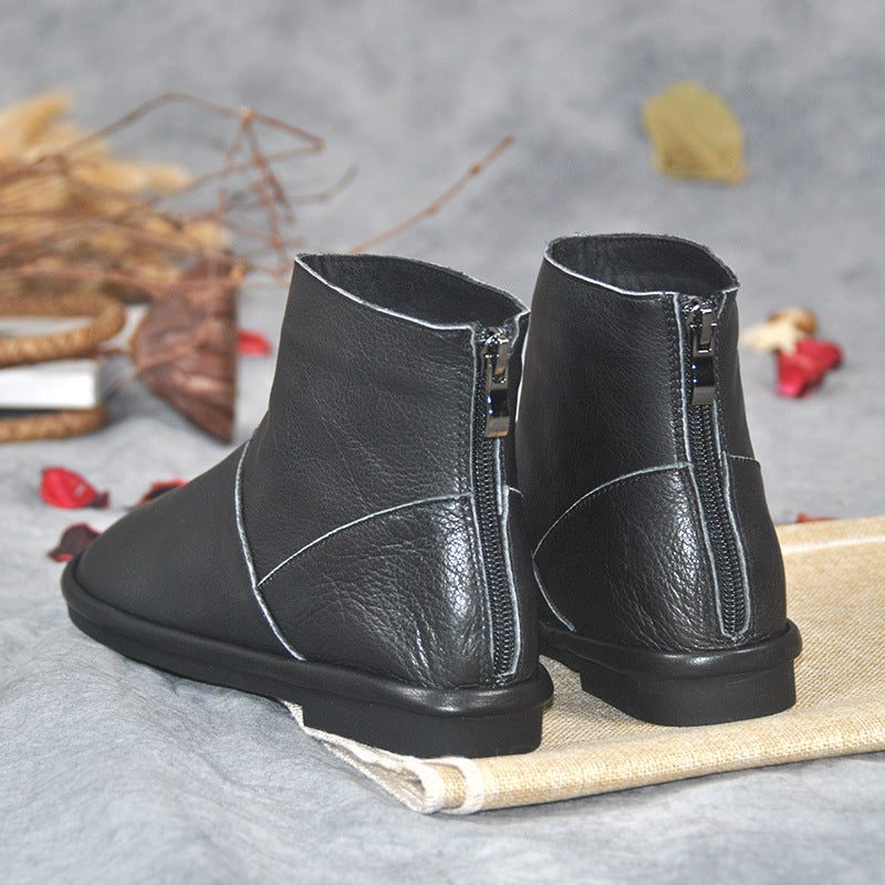 Retro Velvet Chelsea Boots-zwart | Cadeau Schoenen