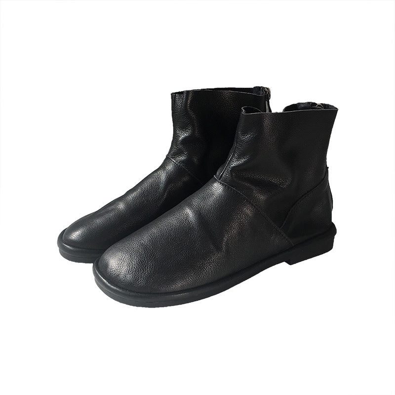 Retro Velvet Chelsea Boots-zwart | Cadeau Schoenen