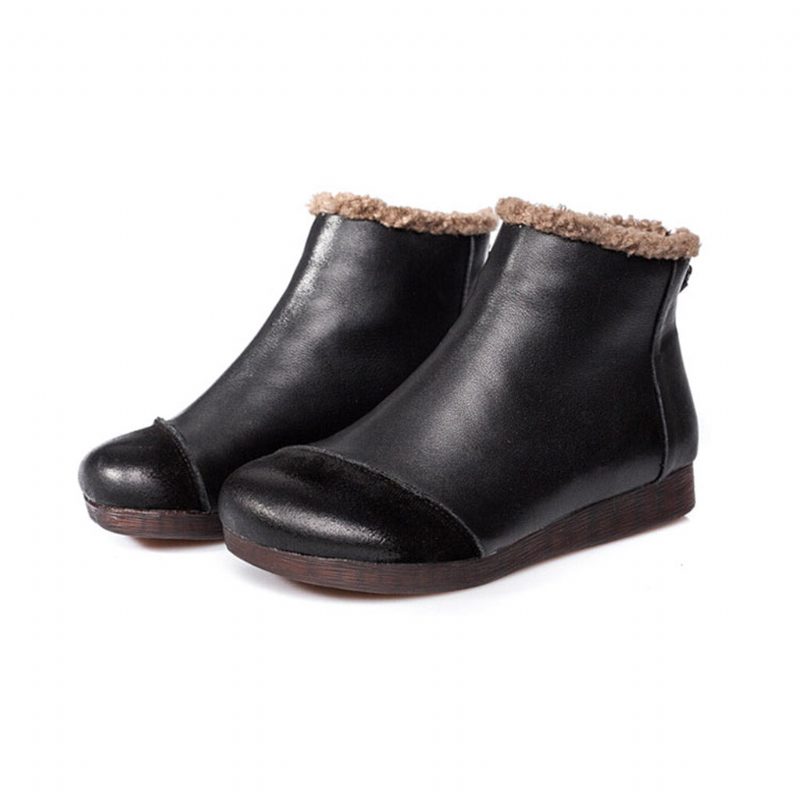 Winter Pluche Retro Dames Laarzen | Cadeau Schoenen