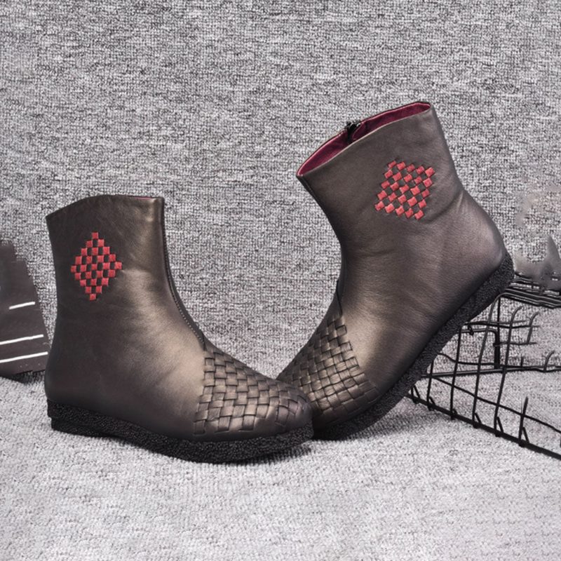 Winter Retro Fluwelen Dames Laarzen | Cadeau Schoenen