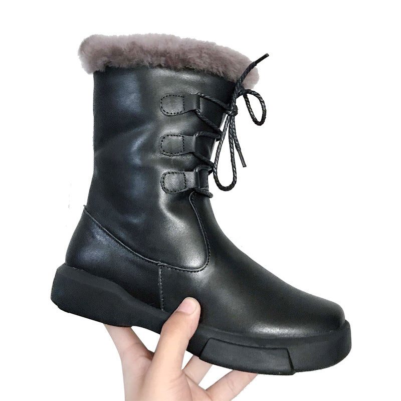 Winter Retro Zachte Comfortabele Wollen Laarzen | Cadeau Schoenen