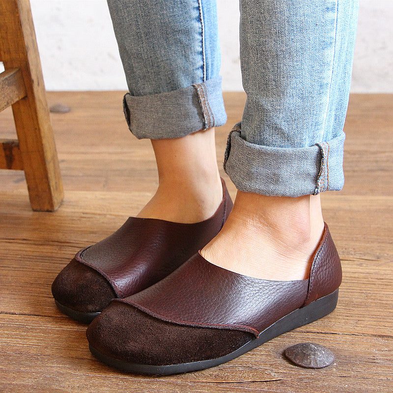 Casual Comfortabele Retro Dames Platte Schoenen | Cadeau Schoenen