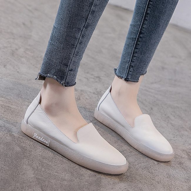 Casual Soft Platte Schoenen Dames-wit | 35-41