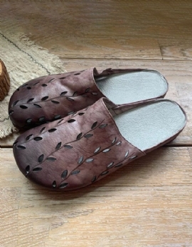 Comfortabele Slip-on Retro-slippers Voor Dames