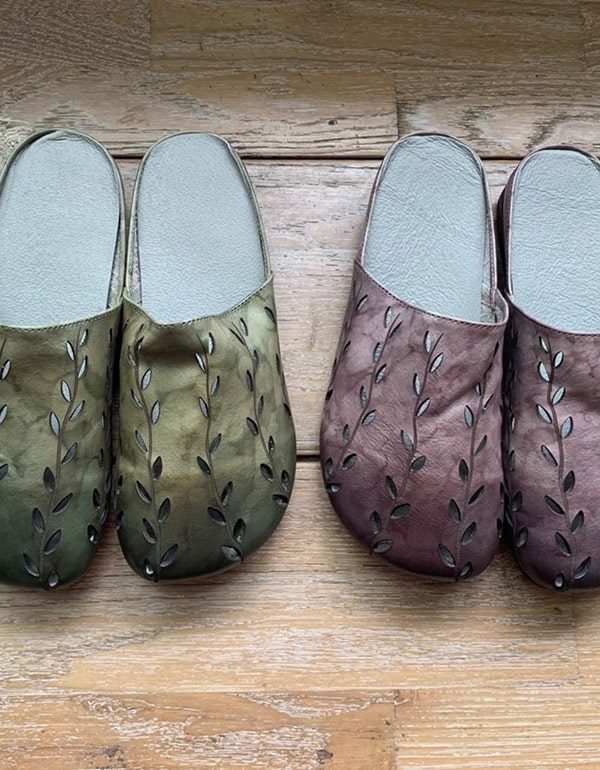 Comfortabele Slip-on Retro-slippers Voor Dames