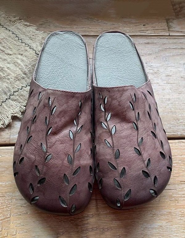 Comfortabele Slip-on Retro-slippers Voor Dames