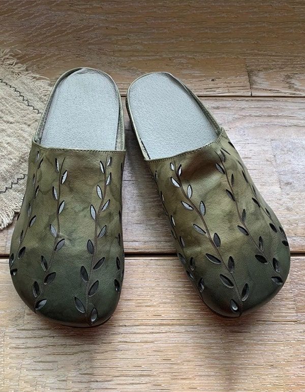 Comfortabele Slip-on Retro-slippers Voor Dames