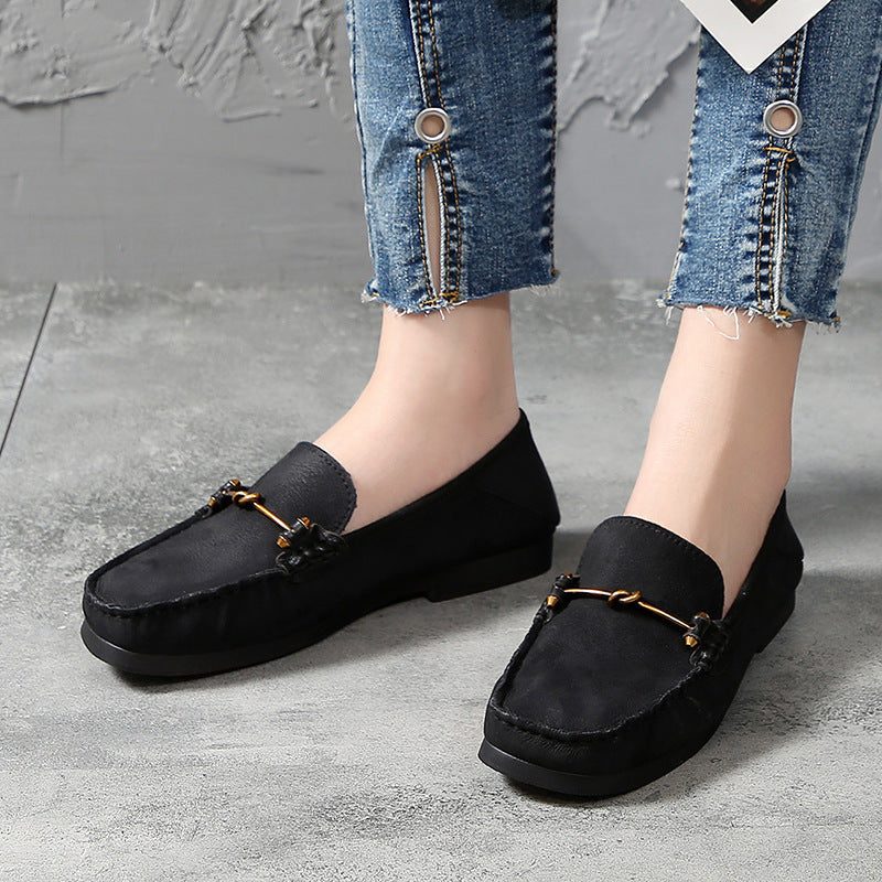 Eenvoudige Casual Comfortabele Platte Loafers