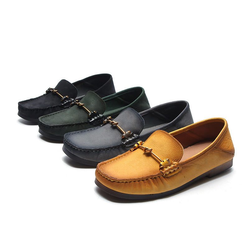 Eenvoudige Casual Comfortabele Platte Loafers