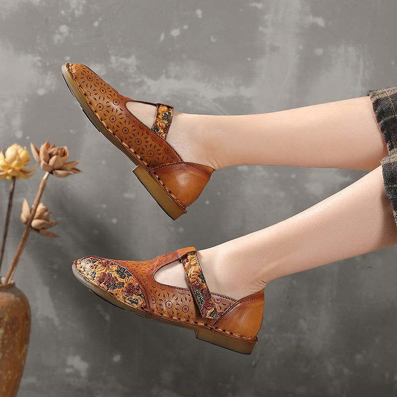 Handgemaakte Dames Retro Schoenen