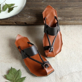 Handgemaakte Retro Zomer String Sandalen | Cadeau Schoenen