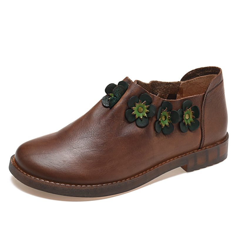 Lente Bloem Platte Schoenen Retro Schoenen | Cadeau Schoenen