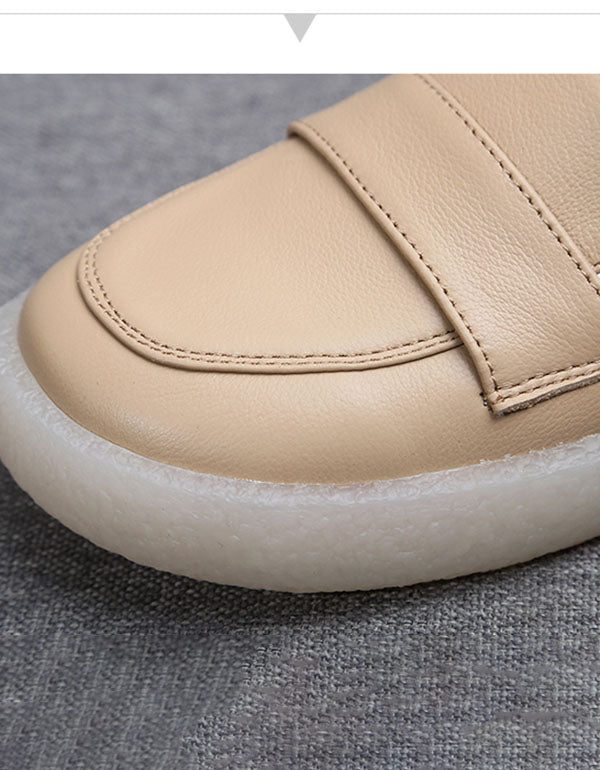 Platte Leren Verpleegsterschoenen Grote Maat 41-43